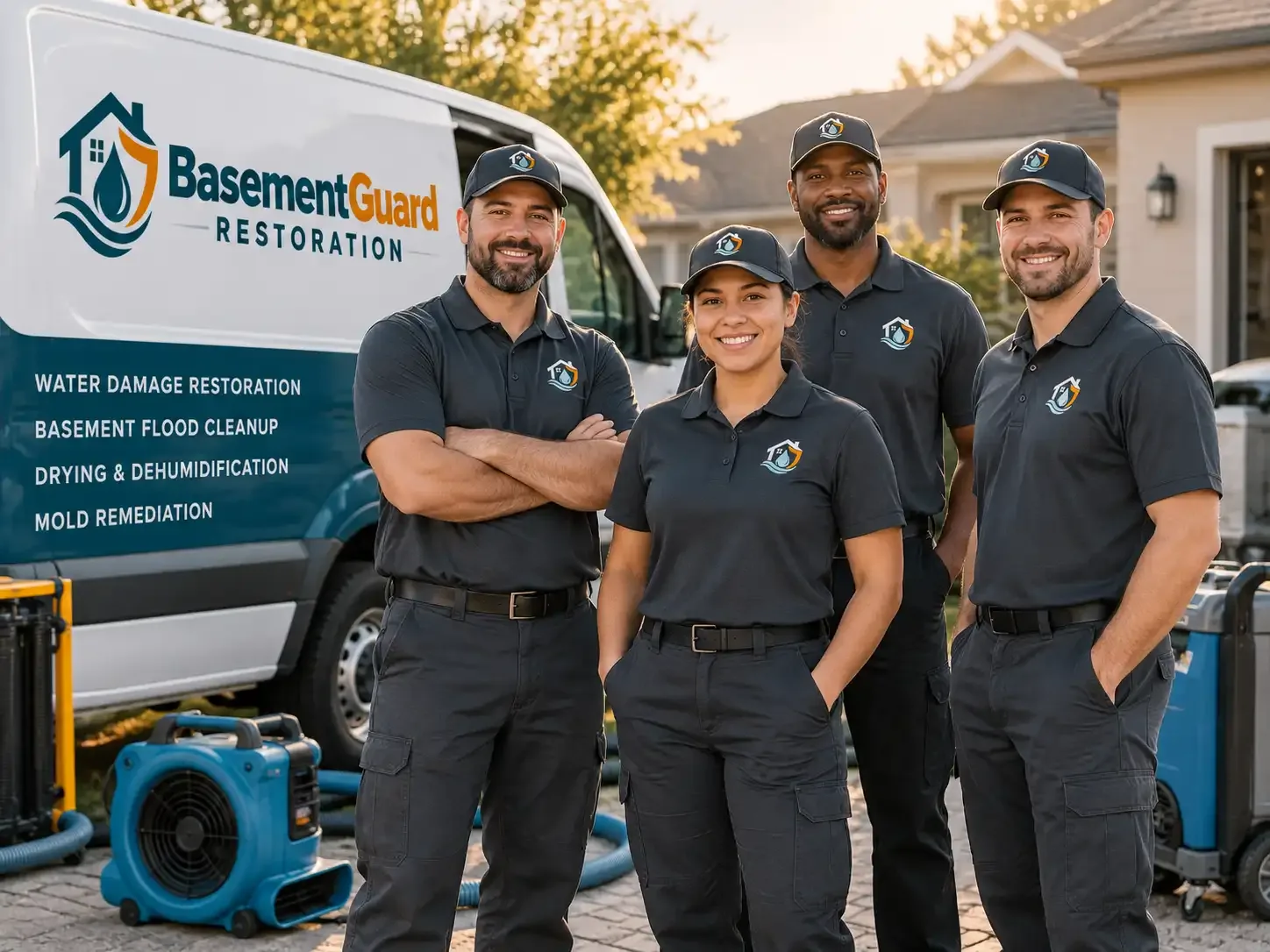 Basement Water Damage Restoration company in Rush Center, KS